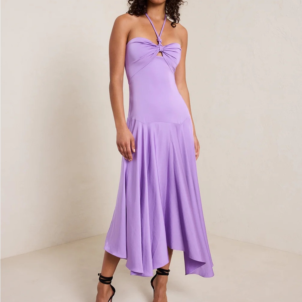 ALC Anita Satin Midi Dress